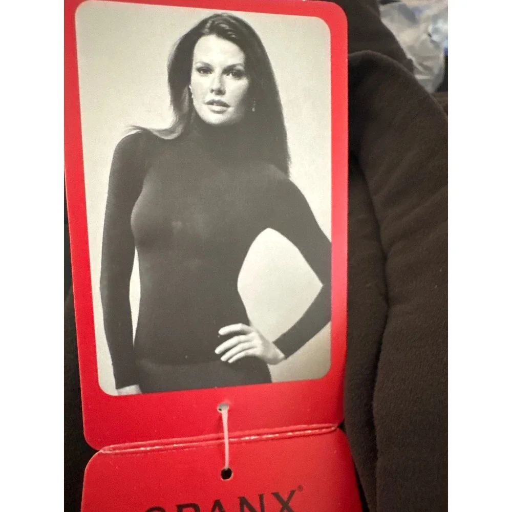Spanx Classic Chic Turtleneck Top Womens‎ Large Brown Slimming Shapewear NWT